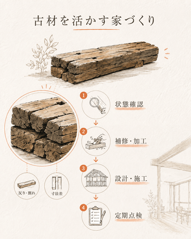 古材を活かす家づくり